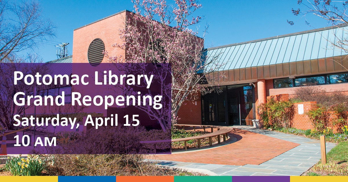 County Executive Elrich to Join Montgomery County Public Libraries for Reopening of Potomac Branch on Saturday, April 15